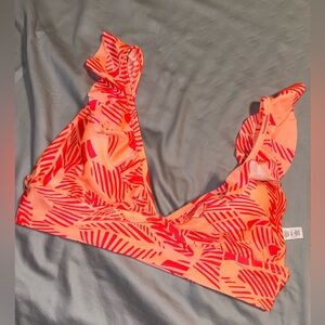 Aerie ruffle bikini top
